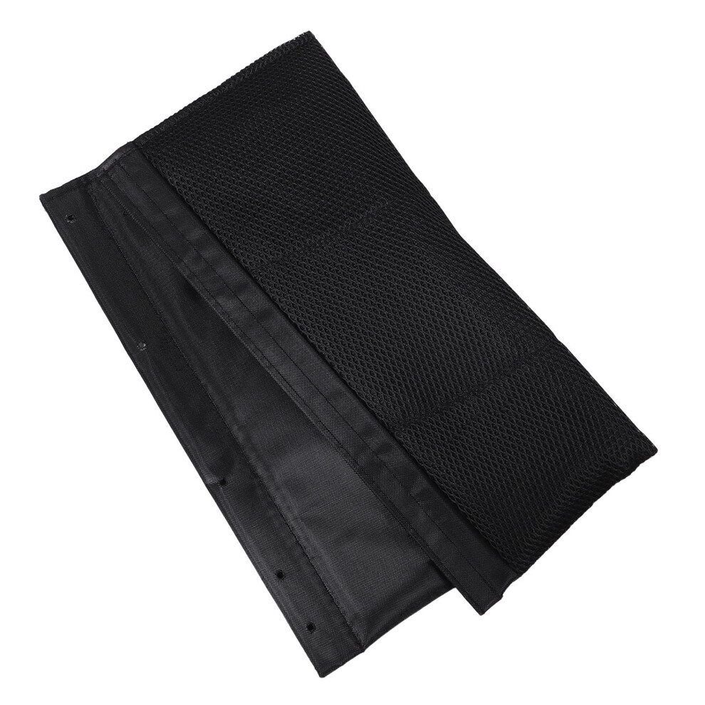 Happyyami Black 3Pcs Oxford Cloth Wheelchair Seat Cushion Breathable Soft Pads