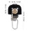 2Pcs Black Metal Cycle Handlebar Bells Ding Bell Easy Mount 2