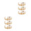 6Pcs Reusable Brown Kraft Circle Stickers for Organizing and Crafting 9