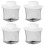 4Pcs Professional Beekeeper Hat with Wide Brim and Foldable White Net 6