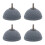 4Pcs Fish Tank Oxygen Diffuser Stones with Even Bubble Distribution 4