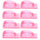 16Pcs Pink Plastic Fingernail Scrub Brushes Durable Manicure Tools 1