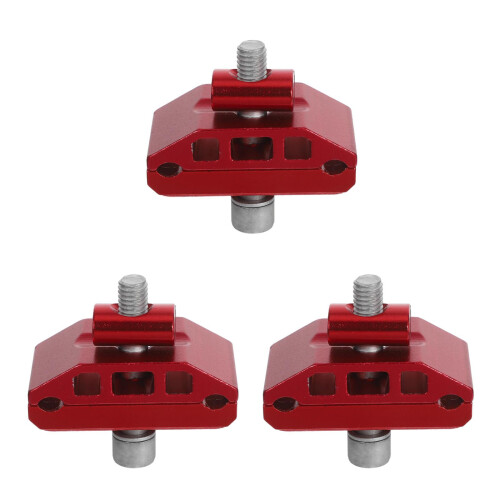 3Pcs Universal Aluminum Bike Seatpost Clamp Quick Release Saddle Mount 2