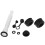 4Sets White Can Spout Kit PP Pe for Gas Cans Easy Install Nozzle 3