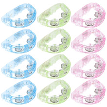 36Pcs Party Flashing Hand Bells Metal Rattles Neon Light Up Toys