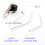 2Pcs Black Metal Cycle Handlebar Bells Ding Bell Easy Mount 5