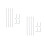4Pcs Multipurpose White Iron Telescopic Clothes Drying Rod 3