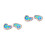 4Pcs Durable Resin Micro Landscape Pond Decors Assorted Colors 8