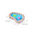 4Pcs Durable Resin Micro Landscape Pond Decors Assorted Colors 10