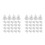 60Pcs Silver Metal Wall Tacks Push Pin Clips for Office Use 5