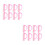 16Pcs Pink Plastic Fingernail Scrub Brushes Durable Manicure Tools 8