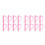 16Pcs Pink Plastic Fingernail Scrub Brushes Durable Manicure Tools 9