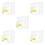 150Pcs Acrylic Slanted Table Sign Holders Transparent Label Display 4
