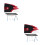 2Sets Durable Red Pet Grooming Hammock with Comb and Nail File 5