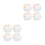 8Pcs White Silicone Table Edge Protectors Baby Safe Corner Guards 4