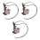 3St Koala Auto Spiegeldecoratie Grijs Creatieve Ornament Hanger 6