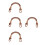 4Pcs Rattan Replacement Handles Khaki for Pottery Teapots Everyday Use 5