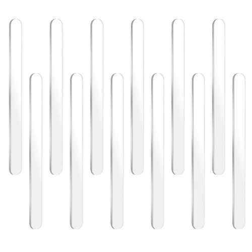 100Pcs Reusable Transparent Acrylic Ice Candy Sticks for DIY Crafts 2