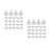 60Pcs Silver Metal Wall Tacks Push Pin Clips for Office Use 3