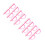 16Pcs Pink Plastic Fingernail Scrub Brushes Durable Manicure Tools 4