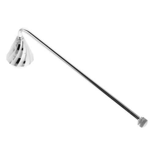 5Pcs Silver Metal Wick Snuffer Long Handle Elegant Candle Extinguisher 1
