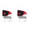 2Sets Durable Red Pet Grooming Hammock with Comb and Nail File 6