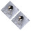 2Pcs Black Metal Cycle Handlebar Bells Ding Bell Easy Mount 10