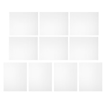 20Pcs Clear Craft Stencil Sheets PVC for Kids Drawing and Painting Use