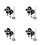 4Sets White Can Spout Kit PP Pe for Gas Cans Easy Install Nozzle 6