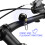 2Pcs Black Metal Cycle Handlebar Bells Ding Bell Easy Mount 6