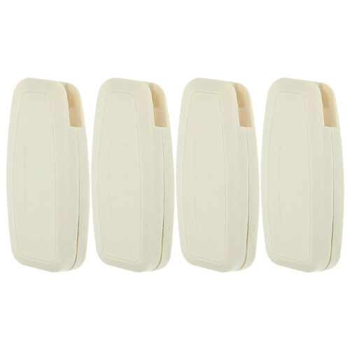 8Pcs Beige Pom Curtain Cord Knobs Roller & Vertical Blind Accessories 1