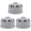 3Pcs Durable Ps Filter Holder Grey for Pool Spa Filter Support Parts 4