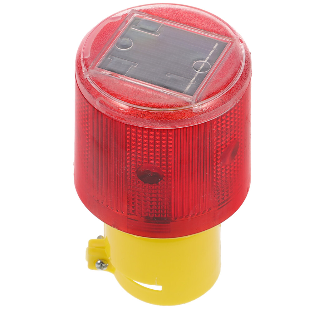 5Pcs Solar Traffic Warning Beacon For Safety Use Red 3632889327656