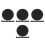 40Pcs Black Soft Silicone Diaphragm Covers for Doctor Stethoscopes 4