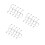 15Sets Adjustable Silver Picture Hanging Wire Kit Durable Steel 9