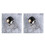 2Pcs Black Metal Cycle Handlebar Bells Ding Bell Easy Mount 9