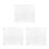 3Pcs Clear Acrylic Cd Organizer Rack Secure Groove Design for Office 8