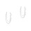 2Pcs Solid Metal Silver Hip Hop Punk Multi-Layer Waist Chain for Pants 10