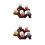 2Sets Ceramic Mini Cat Figurines Good Luck Car Decoration 7