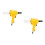 2Pcs Durable Air Riveter Pneumatic Riveting Tool Lightweight Yellow 6