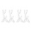 2Pairs Acrylic Double-Layer Flute Stand Vertical Desktop Display Rack 7