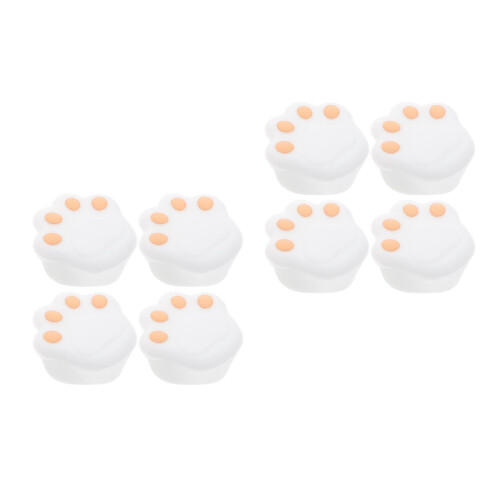 8Pcs White Silicone Table Edge Protectors Baby Safe Corner Guards 2