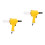 2Pcs Durable Air Riveter Pneumatic Riveting Tool Lightweight Yellow 4