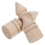 10Pcs Solid Wood Curtain Rod Finials Khaki for Decorative Home Use 3