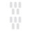 10Pcs Attendance NFC Cards White ABS NFC Chip Tags for Mobile Devices 4