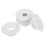 12Pcs White Fire Sprinkler Cover Plate Two-Piece Trim Ring for Ceiling 2