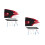 2Sets Durable Red Pet Grooming Hammock with Comb and Nail File 3