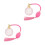 2Pcs Refillable Empty Glass Perfume Bottle Vintage Airbag Mist Sprayer 5