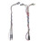8Pcs Compact Mini Street Light Silver Miniature Lamp for Model Train 2