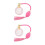 2Pcs Refillable Empty Glass Perfume Bottle Vintage Airbag Mist Sprayer 6